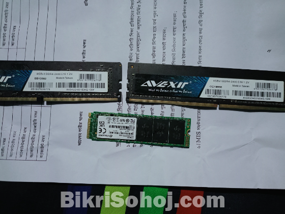 Ram 4*2 8 GB And 128 ssd